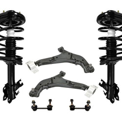 Front Coil Spring Struts Lower Control Arms & Links for Nissan Maxima 01-03 6pc