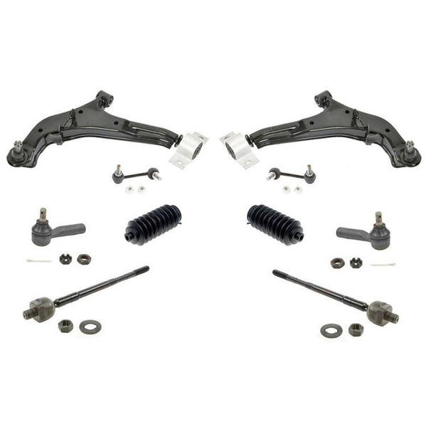 Fits for Nissan 2000-2003 Maxima Control Arms Ball Joints Tie Rod Link