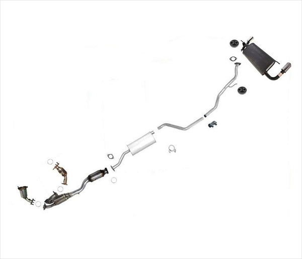 Complete Exhaust System W/ Chrome Tips for Nissan Murano 2003-2007