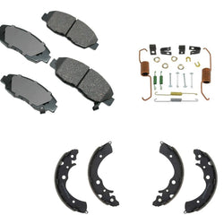 Fits 1998-2002 Honda Accord 4 Cylinder Ceramic Brake Pads Brake Shoes & Hardware