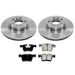 Front Disc Brake Rotors Ceramic Brake Pads for BMW X3 3pc 11-17