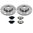 Rotores de freno de disco trasero Pastillas de cerámica traseras para BMW X3 3 piezas TRASERA 11-17