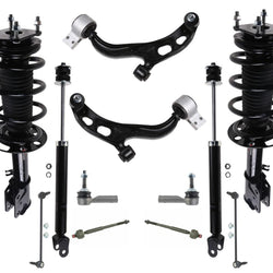 Fits Front Wheel Drive Explorer 13-15 Front Struts Rear Shocks Lower Arms 12 Pcs
