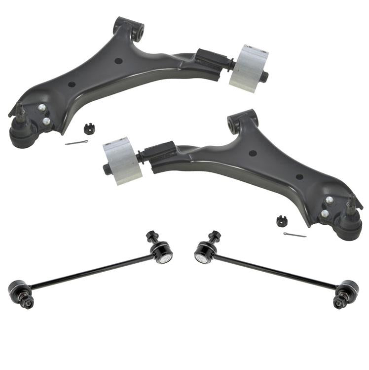 Brazos de control inferiores delanteros y enlaces de barra estabilizadora 4 piezas para Chevrolet Captiva Sport 08-15