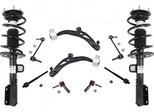 Fits Ford Explorer 11-12 Front Wheel Drive Lower Control Arms Tie Rods 10 Pc Kit