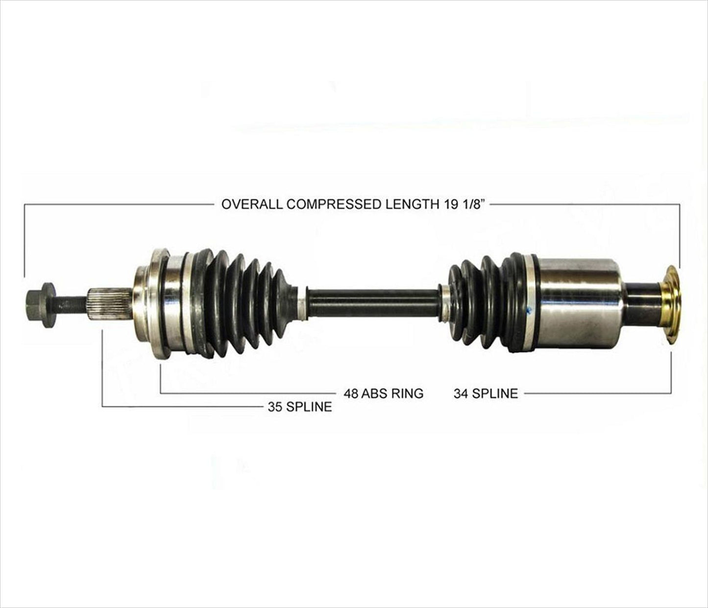 Eje delantero izquierdo para Mercedes Benz C240 ​​C280 C320 C350 4-Matic 03-07