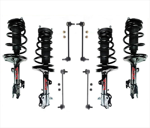 Front & Rear Struts & Links for Toyota Highlander ALL WHEEL DRIVE V6 01-03