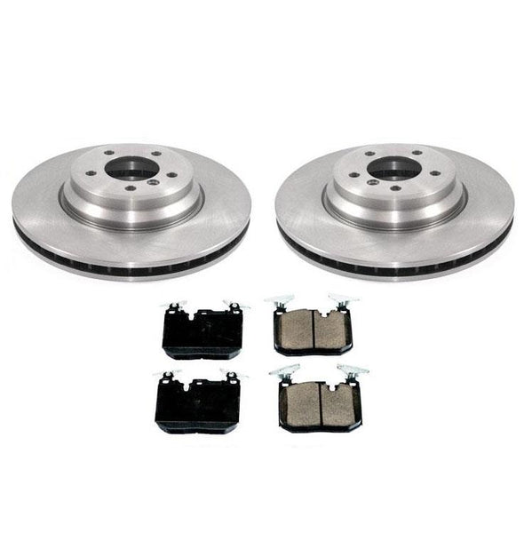 Rotores de freno de disco delantero y pastillas de cerámica para BMW 335i sedán de 4 puertas 2010-2013