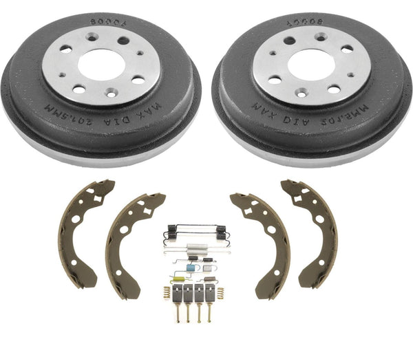 Se adapta al kit de resortes de zapatas de tambores de freno trasero Ford Escort Tracer Mazda 323 (2) 93-96