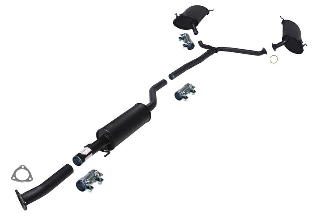 Sistema de escape resonador trasero y silenciadores para Acura TSX 2.4L Sedan 2009-2014