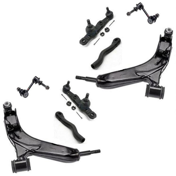 8 Pcs Kit Control Arms Links Tie Rods for Lexus IS250 GS300 GS350 GS460 GS450H