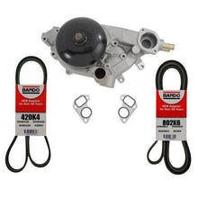 Junta de bomba de agua y 2 correas de ventilador serpentinas para Chevrolet Camaro 5.7L 1998-2002