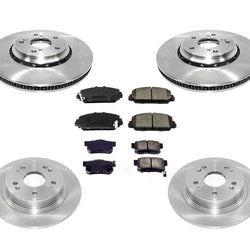 Premium Front Rear Disc Brake Rotors Brake Pads for Acura ILX 2.4L 6pc 17-19