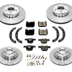 Rotors Ceramic Pads 8pc Kit for BMW 340i xDrive 16-18 No Blue Caliper No GT