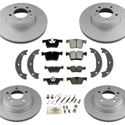 Kit de 8 almohadillas de cerámica para rotores para BMW 228i xDrive AWD 15-16 sin pinza azul