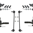Se adapta al kit de chasis Saturn Vue 02-07 de 6 piezas, rótulas, varillas de amarre, enlace estabilizador oscilante