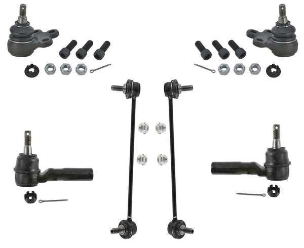 Se adapta al kit de chasis Saturn Vue 02-07 de 6 piezas, rótulas, varillas de amarre, enlace estabilizador oscilante