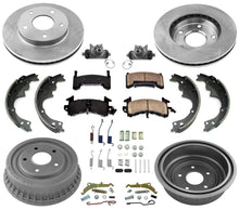 Tracción en las 4 ruedas para Chevrolet Blazer S10, pastillas de freno, tambores, zapatos, 11 piezas 88-91