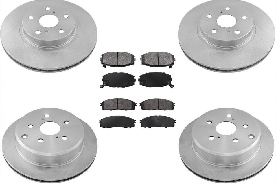 100% New Front & Rear Brake Rotors Brake Pads for Toyota Supra 1986-1991