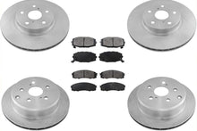 100% New Front & Rear Brake Rotors Brake Pads for Toyota Supra 1986-1991