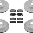 Pastillas de freno de rotores de freno delantero y trasero 100% nuevas para Toyota Supra 1986-1991