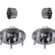 Bujes y rodamientos de rueda delantera izquierda y derecha para Honda Civic 1.3L 1.8L 06-11