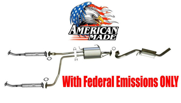 Exhaust System for Nissan Pathfinder 96-00 With Federal Emissions READ LABEL