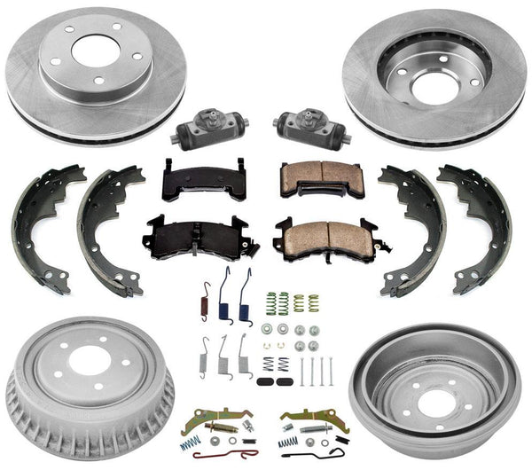 4 Wheel Drive for Chevrolet Blazer S10 Brake Rotors Pads Drums Shoes 11pc 92-96