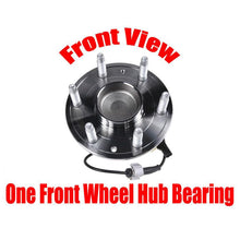 ONE Front Wheel Hub Bearings Rear Wheel Drive for GMC Silverado 1500 14-18 RWD