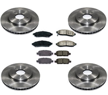 Brake Rotors & Ceramic Pads Fits 17-18 for Nissan Rouge Sport Model 2.0L 6pc Kit