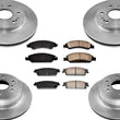 Nuevo kit de 6 piezas de rotores delanteros y traseros y almohadillas de cerámica para Chevrolet Tahoe 09-14