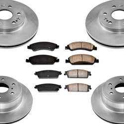 Front & Rear Rotors & Brake Pads For Chevrolet Tahoe 2009 2011 2012 2013 2014