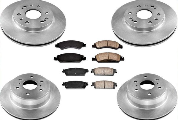 Nuevo kit de 6 piezas de rotores delanteros y traseros y almohadillas de cerámica para Chevrolet Tahoe 09-14