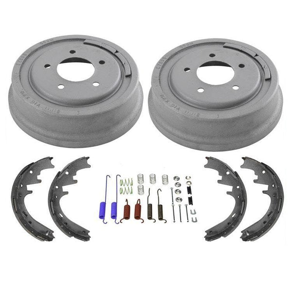 Rear Brake Drums & Brake Shoes for Ford F150 with 5 Studs 1997-1999