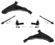 Lower Control Arms Inner Outer Tie Rods 6Pc for Mitsubishi 2.4L Galant 99-01