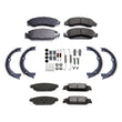 Ceramic Pads Parking Shoes & Springs Fits For 15-19 6 Stud for Cadillac Escalade