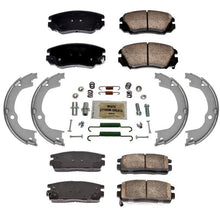Ceramic Brake Pads With Parking Shoes 4pc kit for Chevrolet Equinox 2010-2017