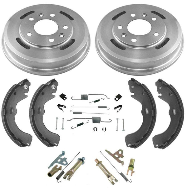 Rear Brake Drums Brake Shoes Shoe Springs 6pc Kit for Ford Escape 2001-2007