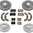 12 3/4 Inch Brembo Style Rotors Brake Pads for Nissan 350Z 03-09 for G35 03-04