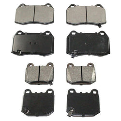 Pastillas de freno con sistema de frenos Brembo para Nissan 350Z 04-09 Infiniti G35 03-04