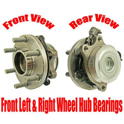 Front Wheel Hub Bearings for Nissan Frontier 2005-2018 with Rear Wheel Drive