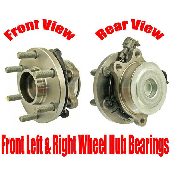 Front Wheel Hub Bearings for Nissan Frontier 2005-2018 with Rear Wheel Drive