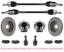 Front Axles Lower BJ Wheel Hub Bearings Rotors & Pads For Forester 01/15/14-2018