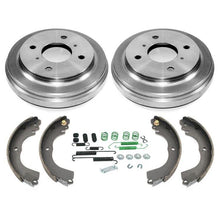 Rear Brake Drums Brake Shoes & Springs For Nissan Versa 1.6L 2009 2010 2011