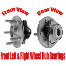 Front Left & Right Wheel Hub Bearings For RAM 1500 2012 17 2018 W/ 5 Lug Wheels