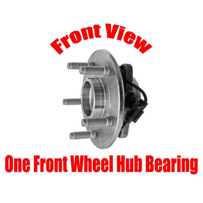 One Front Wheel Hub Bearing Assembly For RAM 1500 2012 2015 2018 W/ 5 Wheel Stud
