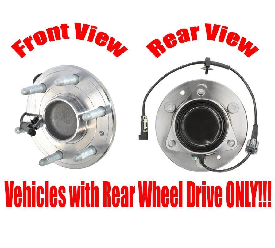 Rodamientos de cubo de rueda delantera, tracción trasera para GMC Silverado 1500 RWD 14-18