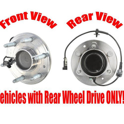 Rodamientos de cubo de rueda delantera, tracción trasera para GMC Silverado 1500 RWD 14-18
