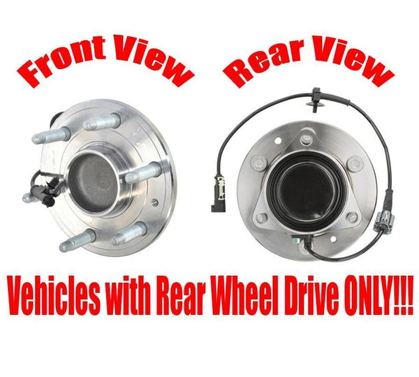 Rodamientos de cubo de rueda delantera, tracción trasera para GMC Silverado 1500 RWD 14-18