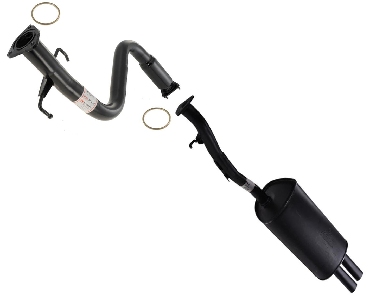 Para sistema de escape de silenciador y resonador medio Acura RL 3.5L V6 1996-1999